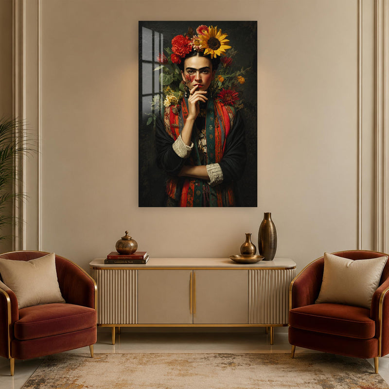 Floral Icon Portrait lifestyle view
