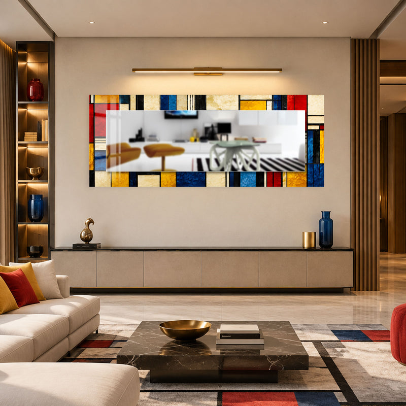 Mondrian Stained Glass lifestyle view