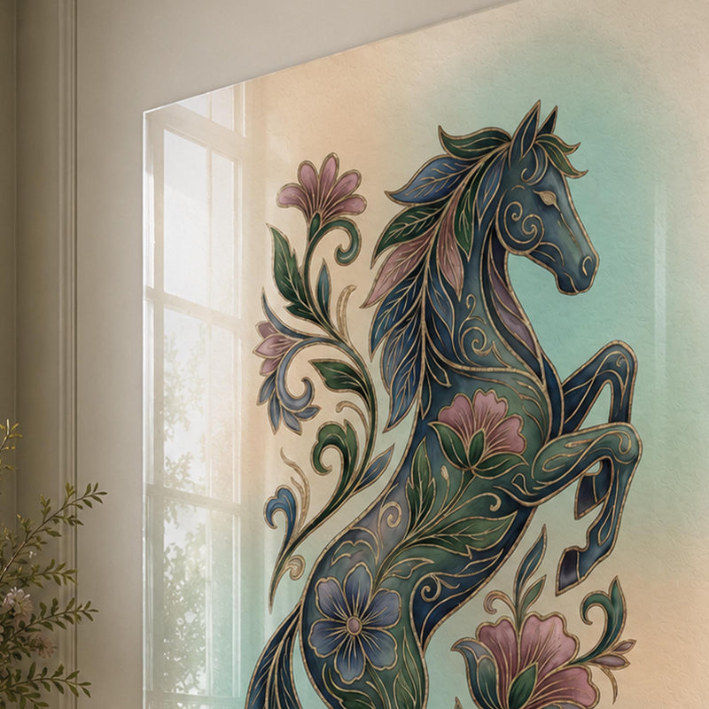 Floral Midnight Stallion lifestyle view
