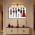Crimson Couture Lineup with black frame