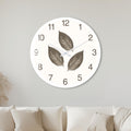 Neutral Botanical Leaves with white frame