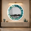 Aquatic Light with white frame