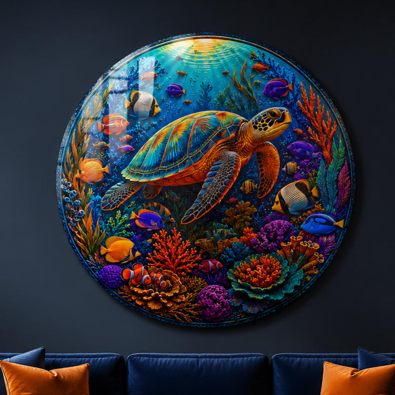 Vibrant Sea Turtle Reef lifestyle view