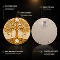 Celestial Tree of Life — tempered glass, ultra HD print, ready to hang