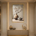 Zen Branch Still Life with gold frame