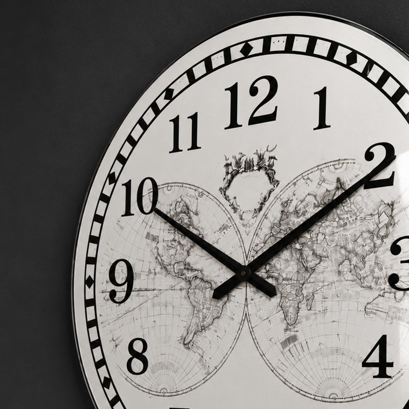 Vintage World Map lifestyle view