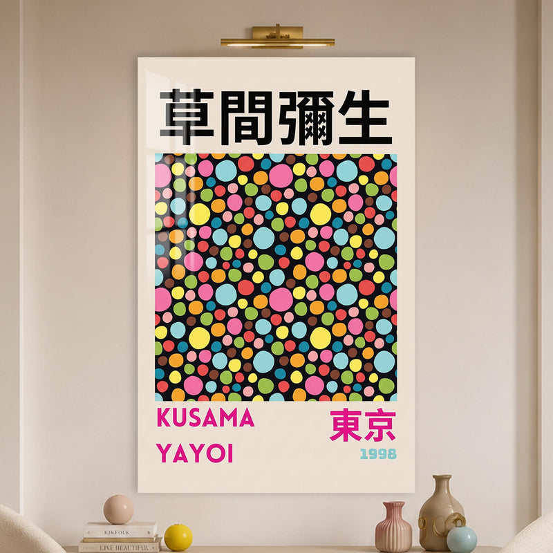 Kusama Polka Dot Poster lifestyle view
