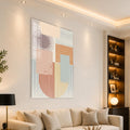Artronauts Glass Print Pastel Geometric Rhythm Glass Wall Art