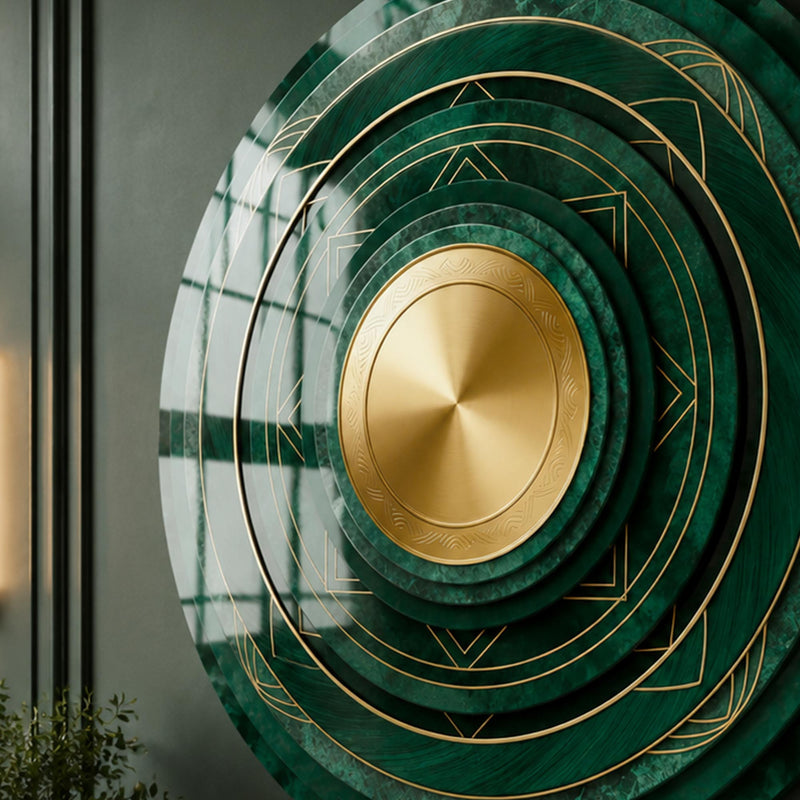Emerald Geometric Halo lifestyle view