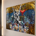 Artronauts Glass Print Winged Lovers Garden Glass Wall Art