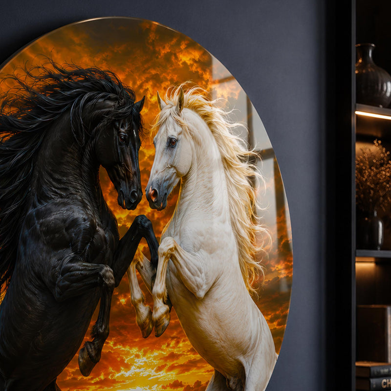 Stallions At Sunset lifestyle view