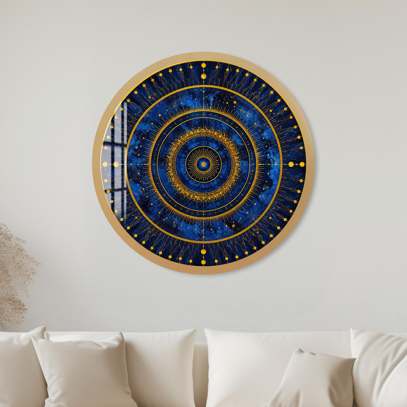 Celestial Golden Orbit with gold frame