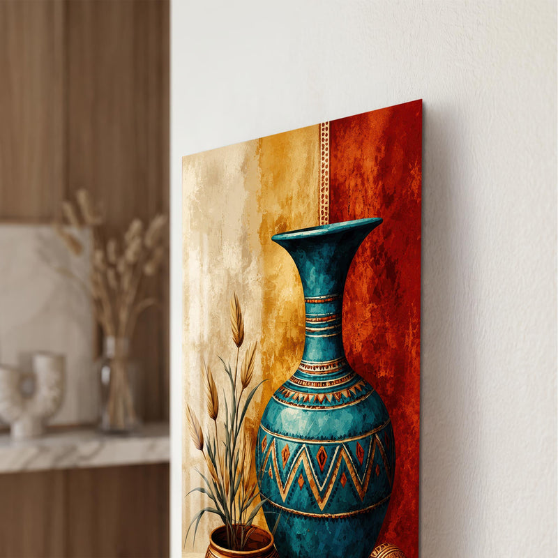 Turquoise Tribal Vessels lifestyle view