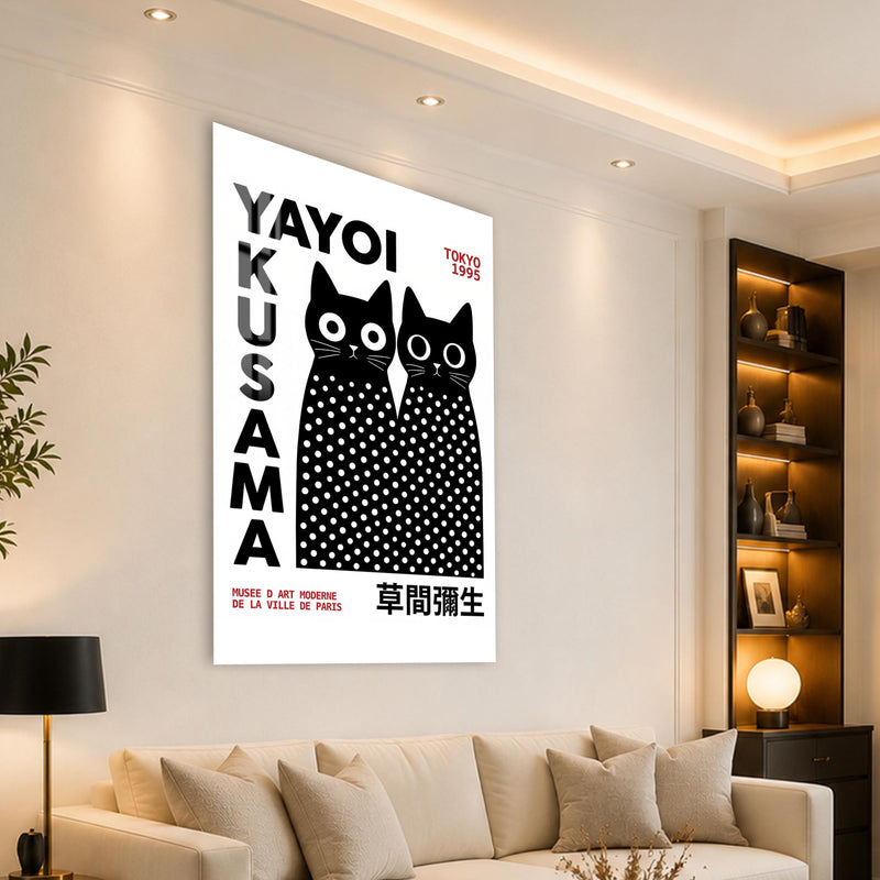 Yayoi Cat Duo lifestyle view