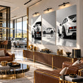 Classic Porsche lifestyle view