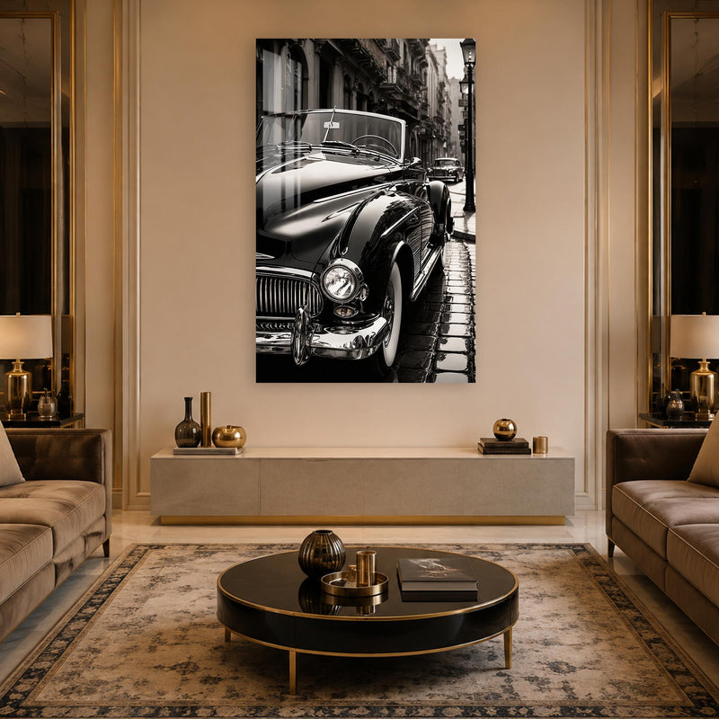 Classic Roadster In The Rain lifestyle view