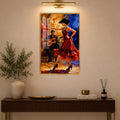 Flamenco Duet with gold frame