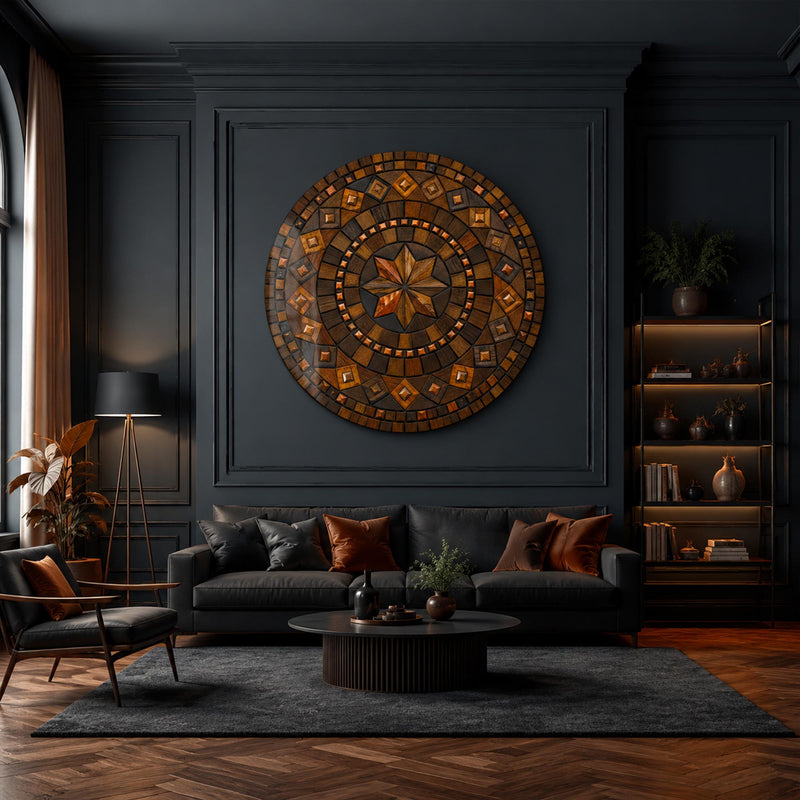 Amber Mosaic Star lifestyle view