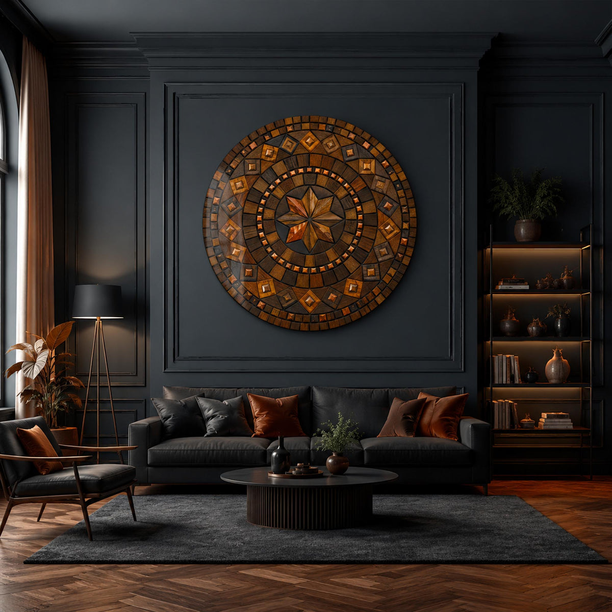 Amber Mosaic Star lifestyle view