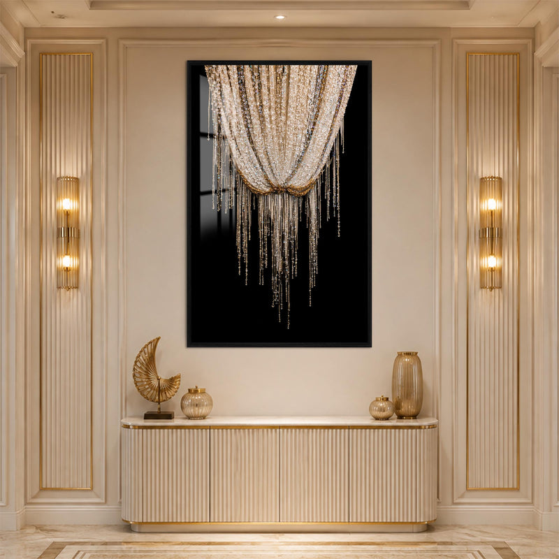 Crystal Cascade with black frame