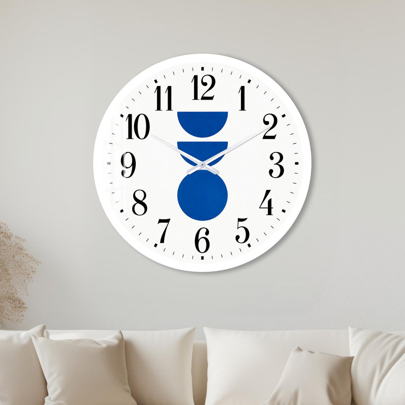 Blue Balance with white frame