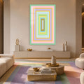 Artronauts Glass Print Pastel Portal Glass Wall Art