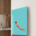 Retro High Dive close-up angled detail
