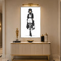 Monochrome Street Muse with silver frame