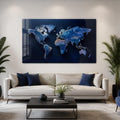 Midnight World Map lifestyle view
