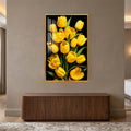 Golden Tulip Bouquet with gold frame