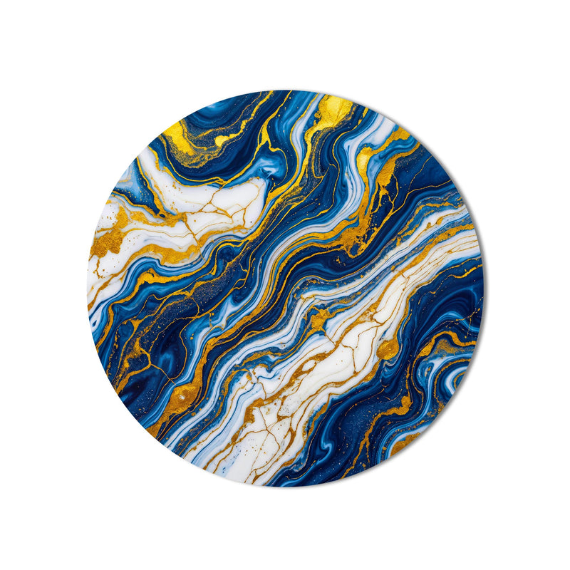 Sapphire Marble Flow product shot on white background