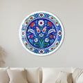 Ottoman Floral Medallion with white frame
