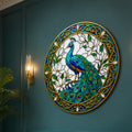 Stained Glass Peacock And Magnolia lifestyle view