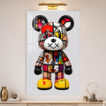 Pop Art Toy Bear in a modern room