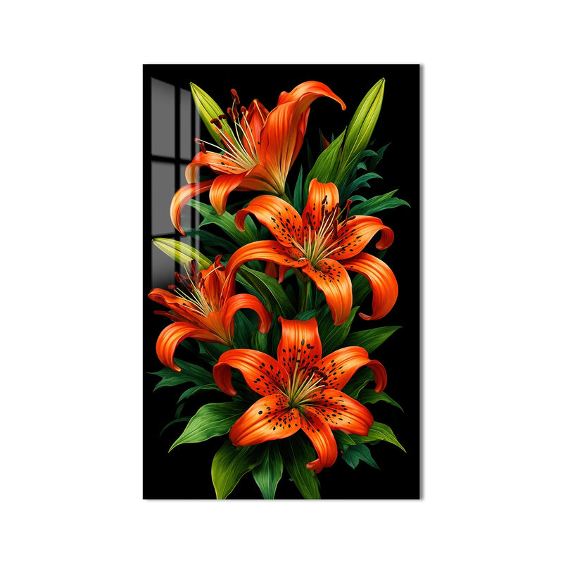 Radiant Tiger Lilies product shot on white background