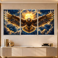 Golden Eagle with silver frame