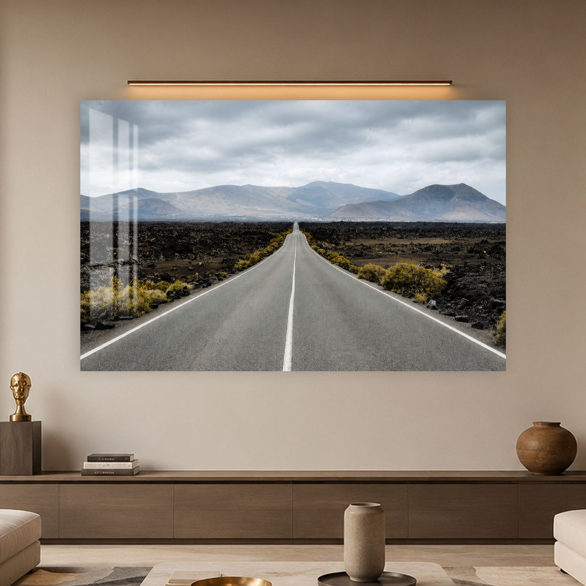 Road Through Lava in a modern room