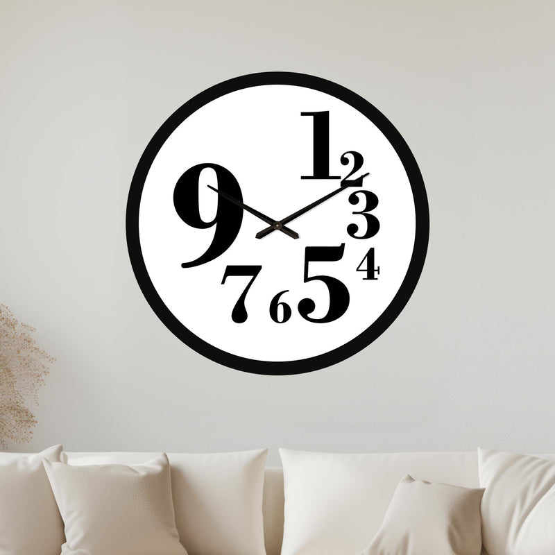 Mismatched Number Dial with black frame