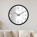 Monochrome Ripple with black frame