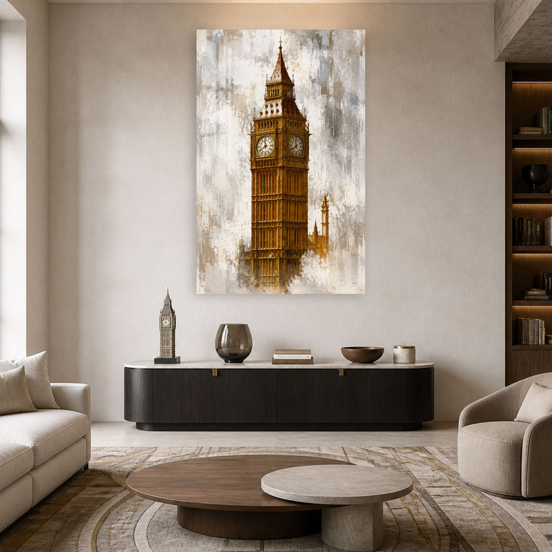 Golden Big Ben lifestyle view
