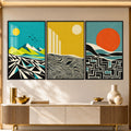 Abstract Horizons with black frame