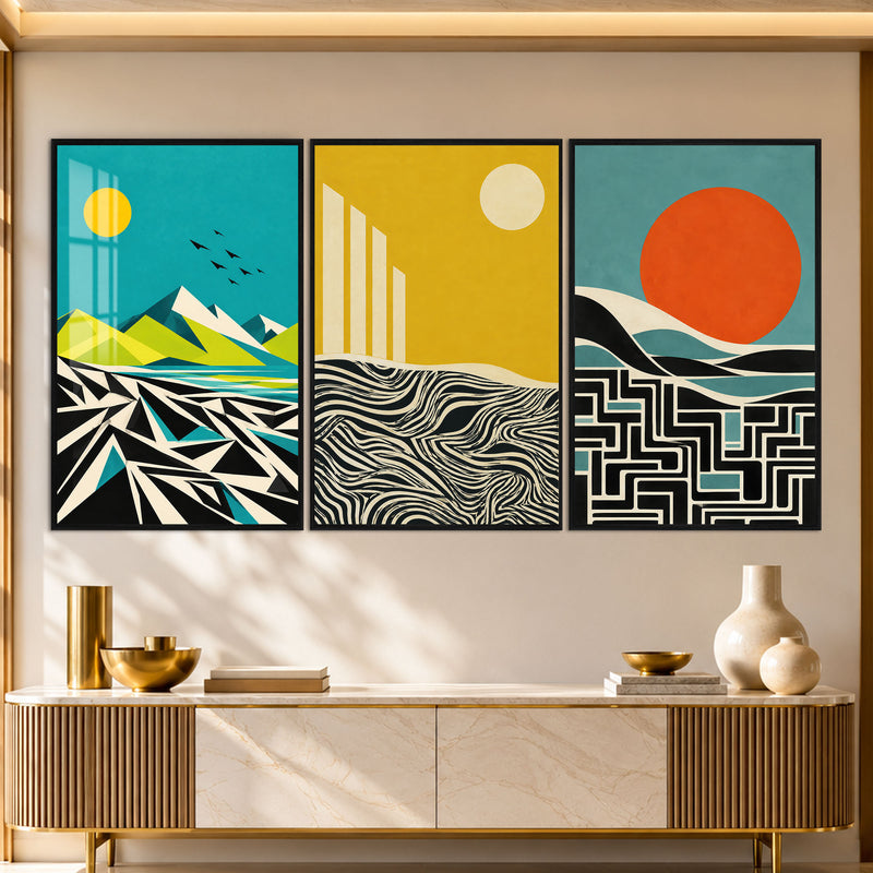 Abstract Horizons with black frame