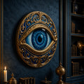 Ornate Gold Evil Eye lifestyle view