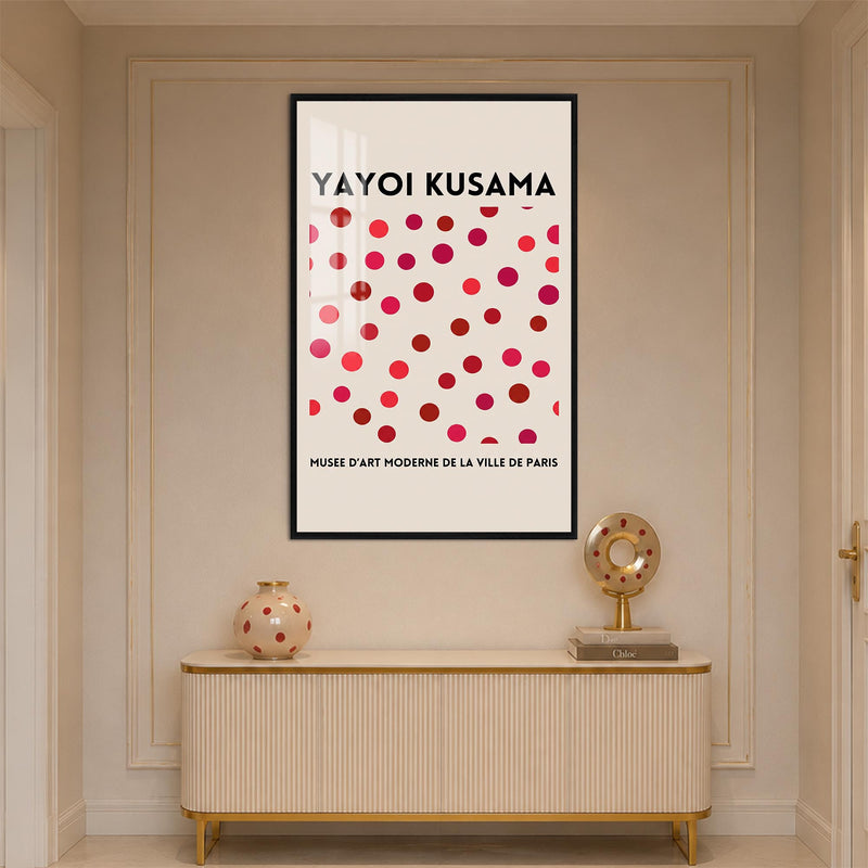 Kusama Dot Symphony with black frame