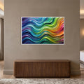 Chromatic Flow with white frame