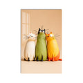 Three Curious Cats product shot on white background