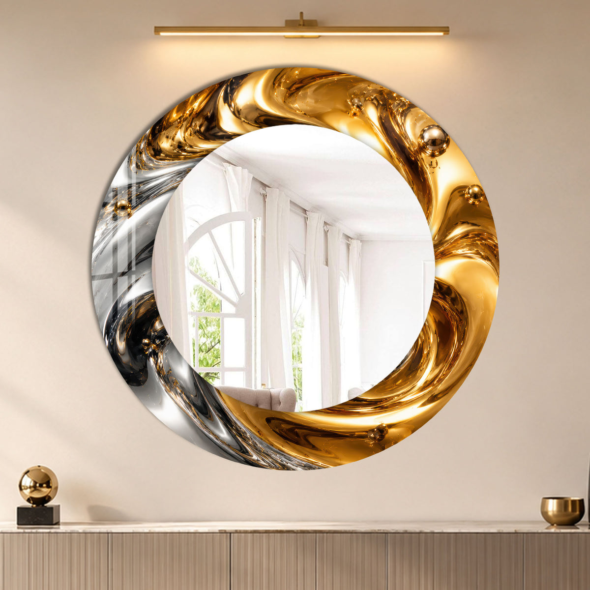 Molten Gold Swirl lifestyle view