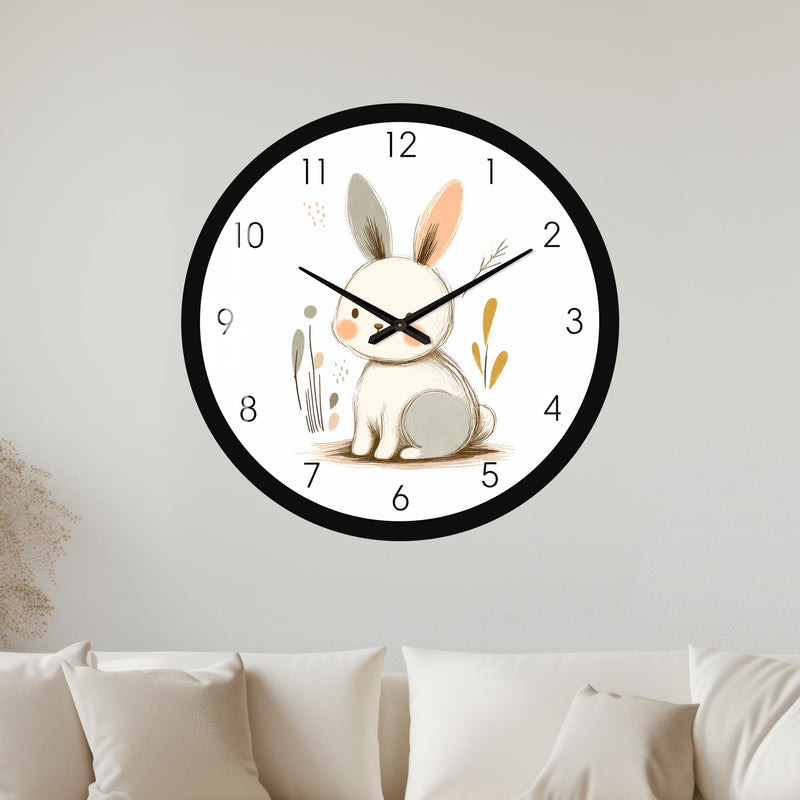 Woodland Bunny with black frame
