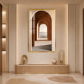 Arches To The Horizon with gold frame