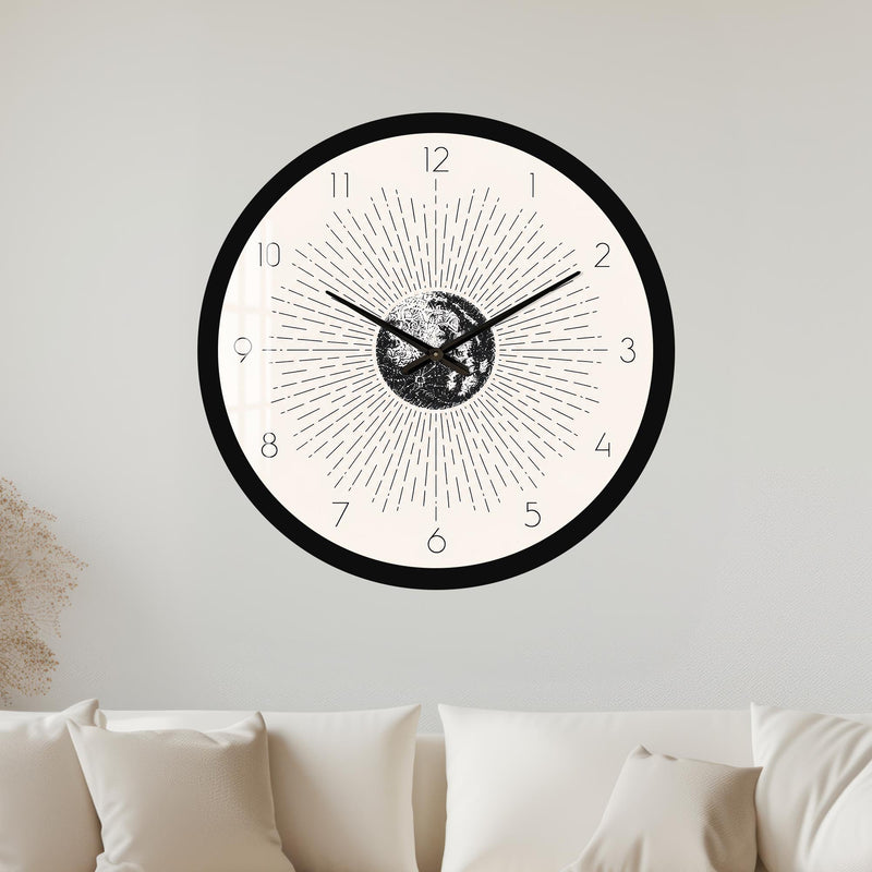 Radiant Moon with black frame